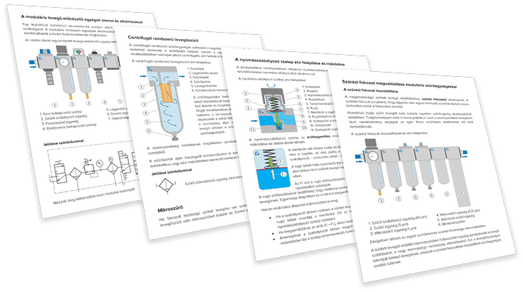 Pneumatika érthetően - Levegő-előkészítő egységek